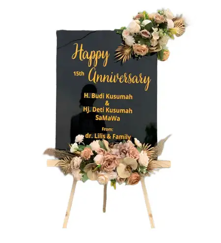 Papan Bunga Akrilik Kabupaten